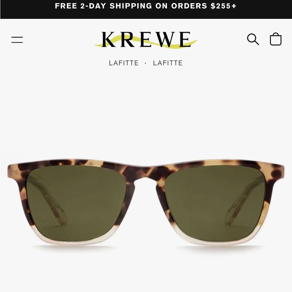 Krewe Lafitte sunglasses. Polarized. Brand new never worn